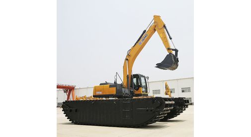 Гусеничный экскаватор-амфибия XCMG XE215S 2 Гусеничный экскаватор-амфибия XCMG XE215S