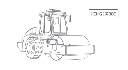 Каток XP303 Каток XCMG XP303
