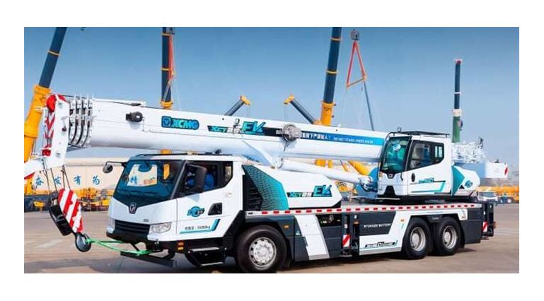 Автокран XCMG XCT25_EV Гибридный автокран XCMG XCT25_EV