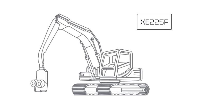 Экскаватор-харвестер XE225F Гусеничный экскаватор-харвестер XCMG XE225F (23 тонны)