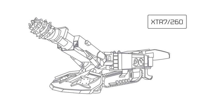 Проходческий комбайн XCMG Проходческий комбайн XCMG XTR7/260