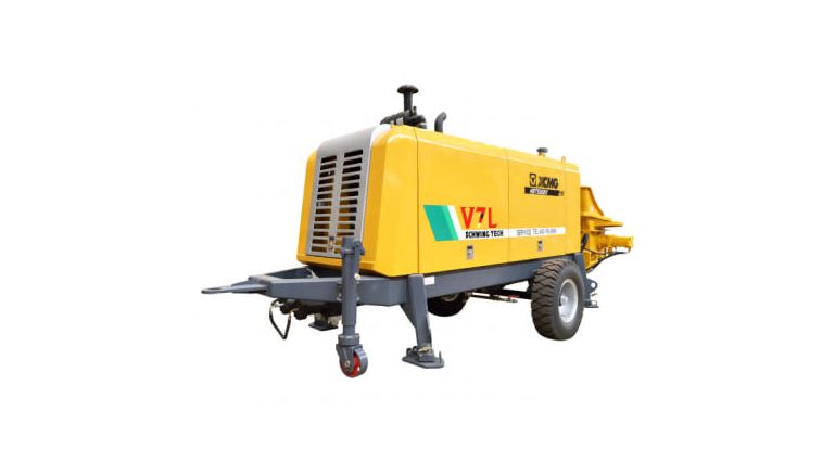 бетононасос XCMG HBT10022V Прицепной стационарный бетононасос XCMG HBT5008V