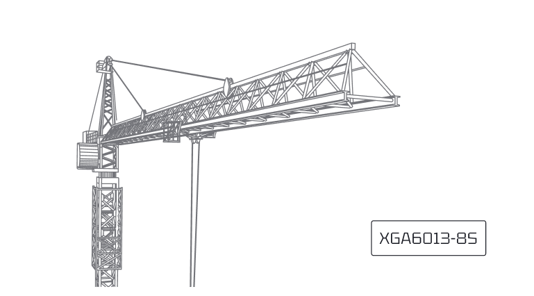 Башенный кран XCMG XGA6013-8S Башенный кран XCMG XGA6013-8S