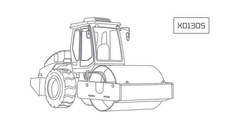 Каток тротуарный двухвальцовый XCMG XD130S Каток тротуарный двухвальцовый XCMG XD130S