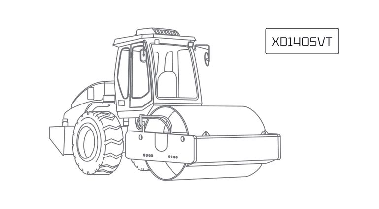 Каток тротуарный двухвальцовый XCMG XD140SVT Каток тротуарный двухвальцовый XCMG XD140SVT