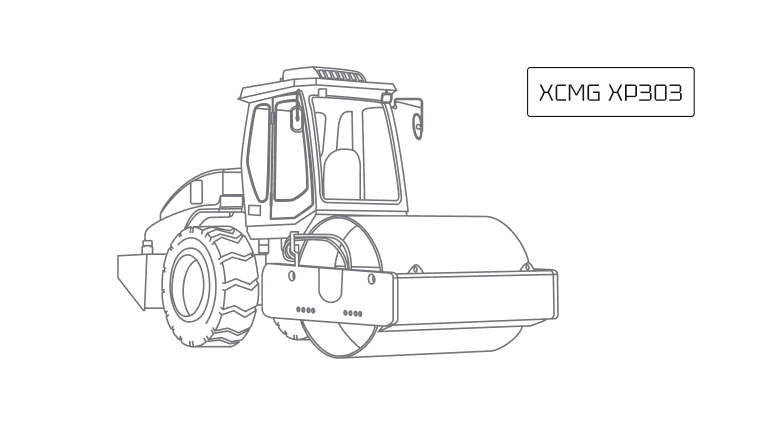Катки XP303 Каток XCMG XP303