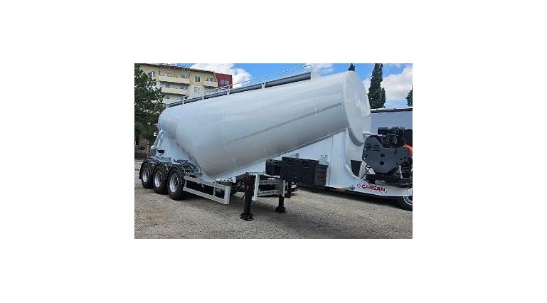 Цементовоз Carsan 34м3 вакуумный с самозагрузкой Цементовоз Carsan 34м3 вакуумный с самозагрузкой