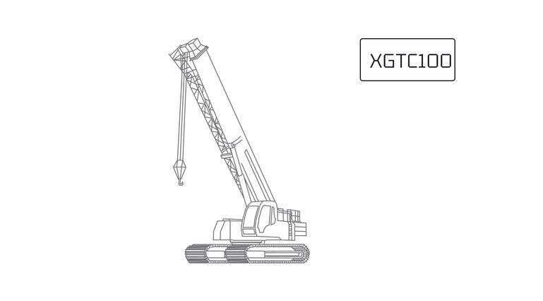 Гусеничный телескопический кран XCMG XGTC100 Гусеничный телескопический кран XCMG XGTC100