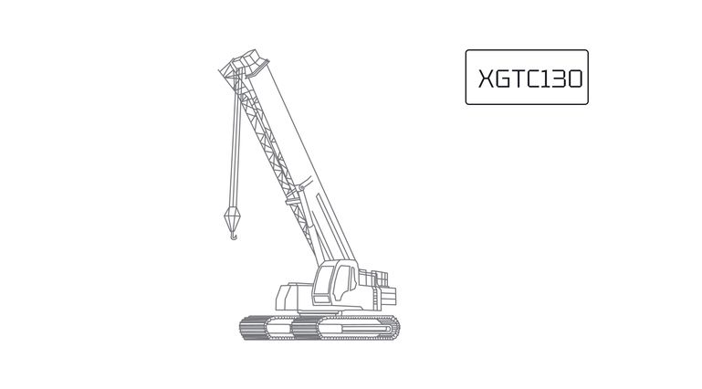 Гусеничный телескопический кран XCMG XGTC130 Гусеничный телескопический кран XCMG XGTC130