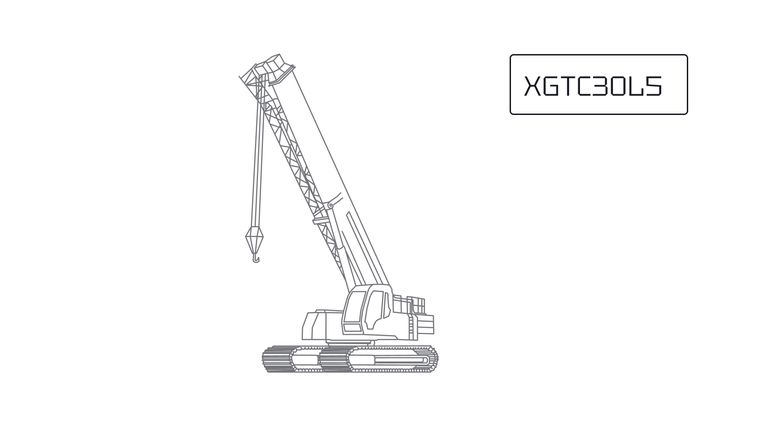 Гусеничный телескопический кран XCMG XGTC30L5 Гусеничный телескопический кран XCMG XGTC30L5