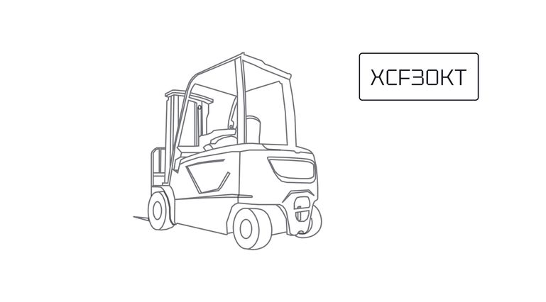 Вилочный погрузчик XCMG XCF30KT Вилочный погрузчик XCMG XCF30KT