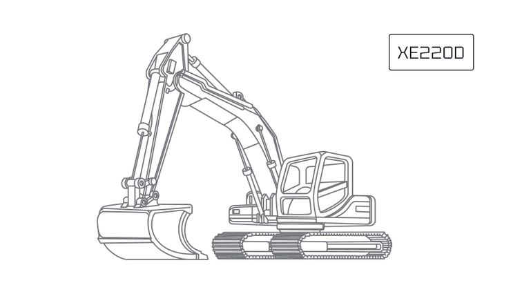 Экскаватор XCMG XE220D Экскаватор XCMG XE220D