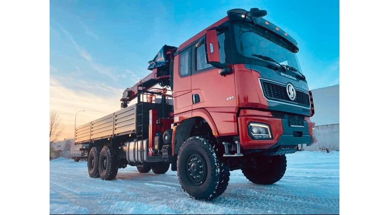 Бортовой автомобиль SHACMAN с КМУ 216 Horyong Бортовой автомобиль SHACMAN с КМУ 216 Horyong