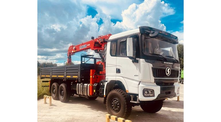 Бортовой автомобиль SHACMAN с КМУ Kanglir 2056 Бортовой автомобиль SHACMAN с КМУ Kanglir 2056
